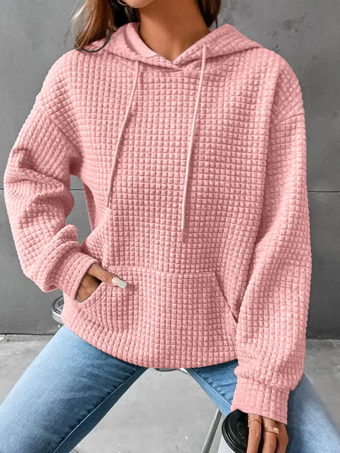 Women's Autumn Winter Sweatshirt, Classic Sweatshirt, Stylish Round Neck Long Sleeve, Solid Color, Comfortable Casual Top, Perfect for Daily Wear