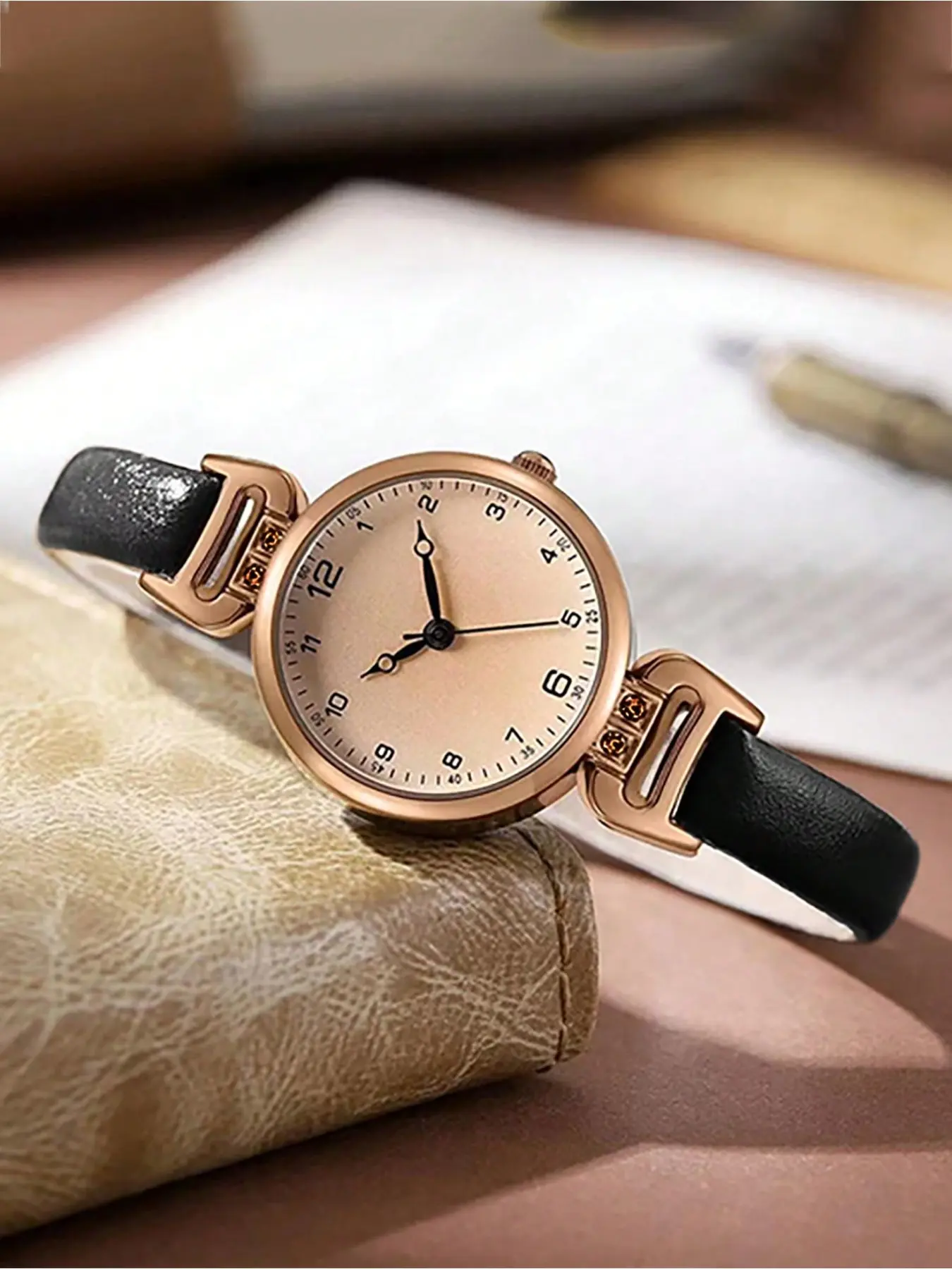 1pc Digital Small Dial Simple, Suitable For Daily Wear, Exam Wear, Can Be Used As Anniversary, Birthday Or Graduation Ladies Gifts
