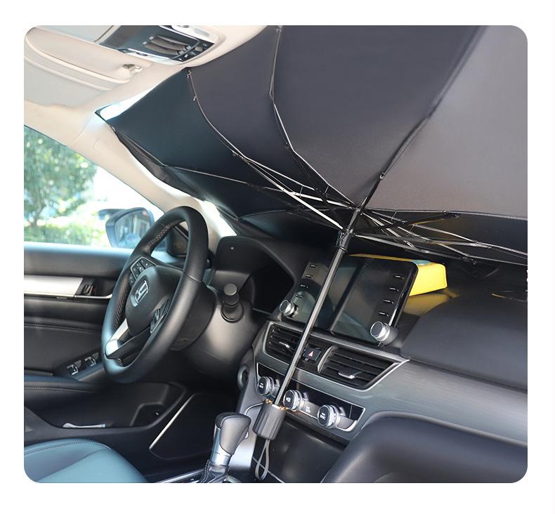 Car sunshade for summer, front windshield sunshade, in-car sun protection and heat insulation device