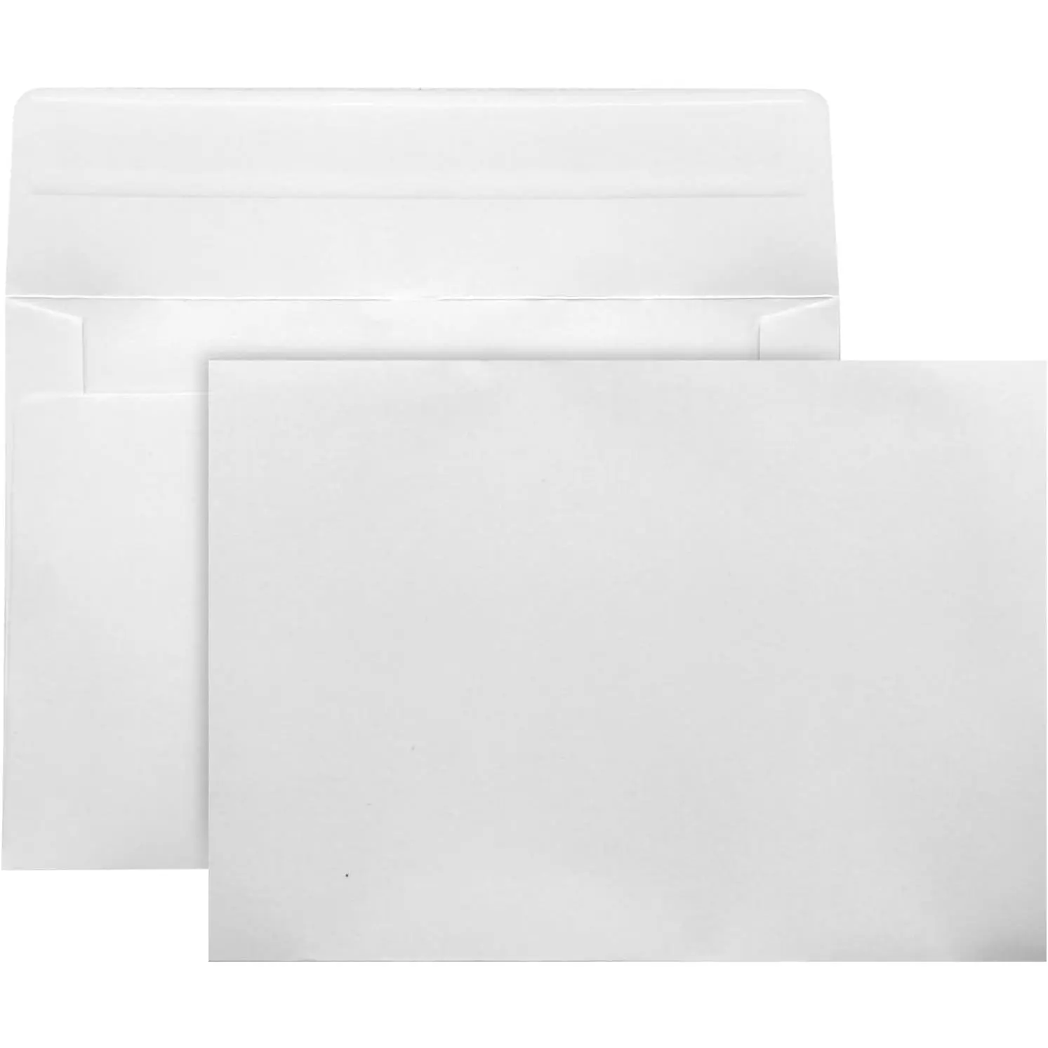 50 Pack White A4 Envelopes - 4x6 Envelopes for Invitations - Printable, Self-Sealing for Photos, Cards, Mailings - Wedding Occasion
