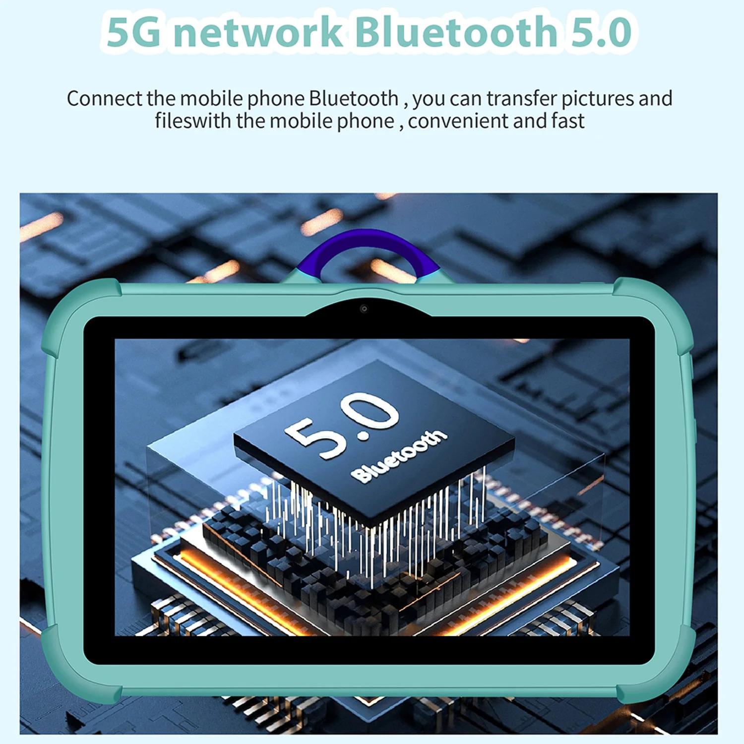 7-Inch Kids Tablet with Android 13 - Quad Core 4GB RAM 64GB Storage, Educational Learning Device with Parental Control & Child-Friendly Design tablet educativa