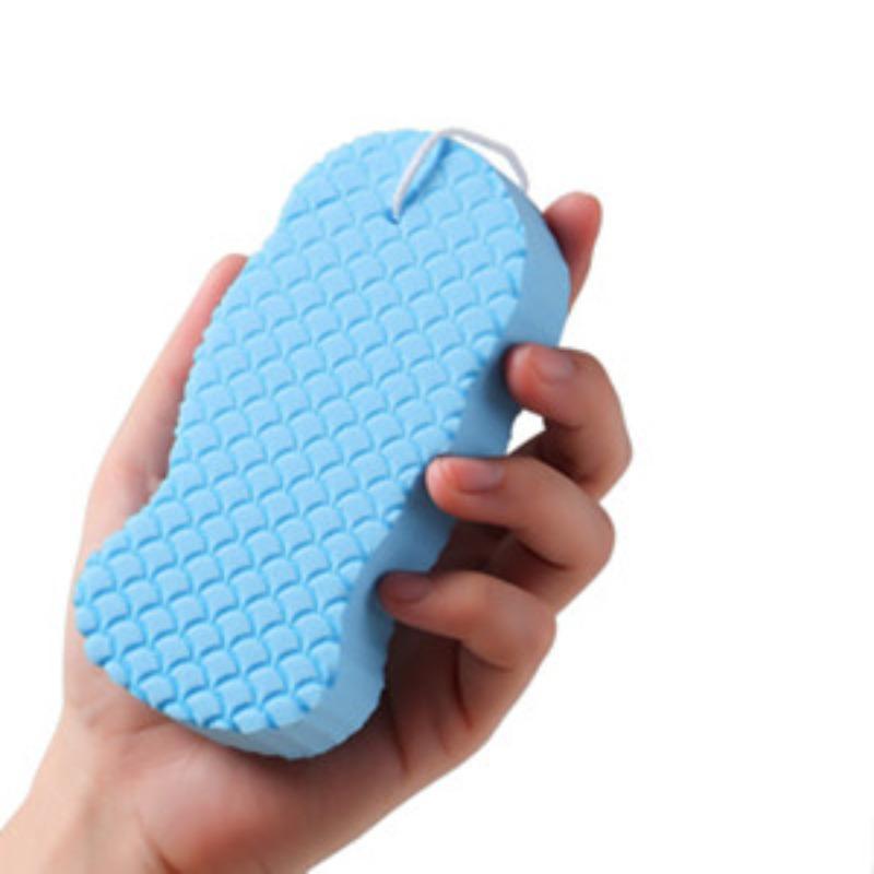 4PCS Super soft exfoliating shower sponge, reusable body exfoliating agent, gentle natural fiber shower sponge suitable for adults and children, providing a soothing exfoliating experience and a spa like enjoyment, Exfoliating Shower Scrubber