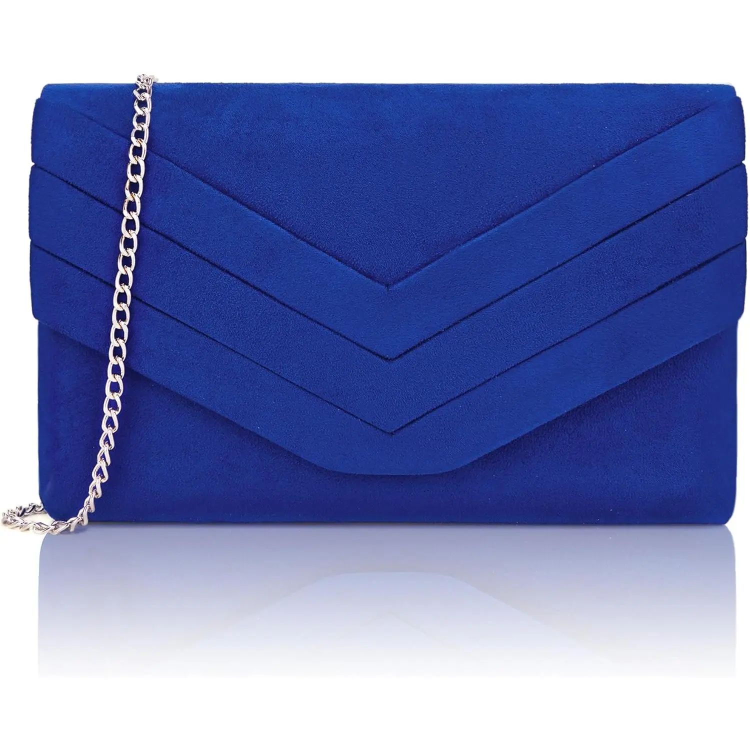 Evening bag, envelope-style evening handbag, crossbody shoulder bag