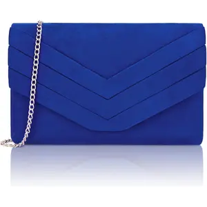 Evening bag, envelope-style evening handbag, crossbody shoulder bag
