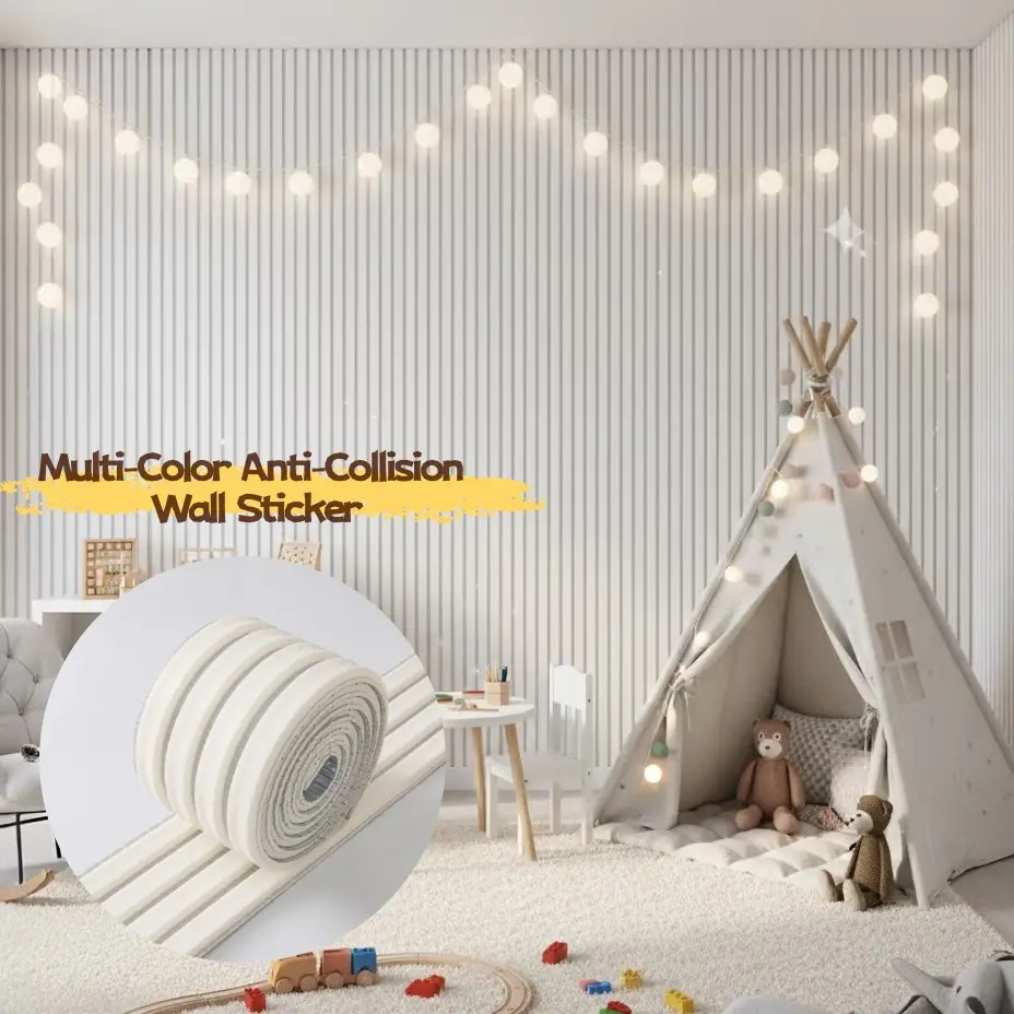 Flexible Roll-Type 3D Fluted Wall Panels, Self-Adhesive Peel and Stick Wall Decor, Noise Reduction, Multiple Colors for Home Decor