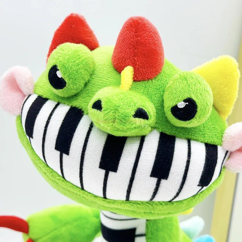 Poppy Playtime Chapter 4 Pianosaurus Plush Soft Green Piano Dragon Stuffed Doll Nightmare Critters Plushie Toy Gift for Fans Kids