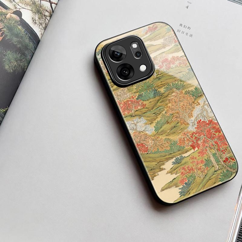 Chinese Traditional Landscape Case For Honor 400 Pro 400 Lite 5G Flexible Acrylic Glossy Phone Case