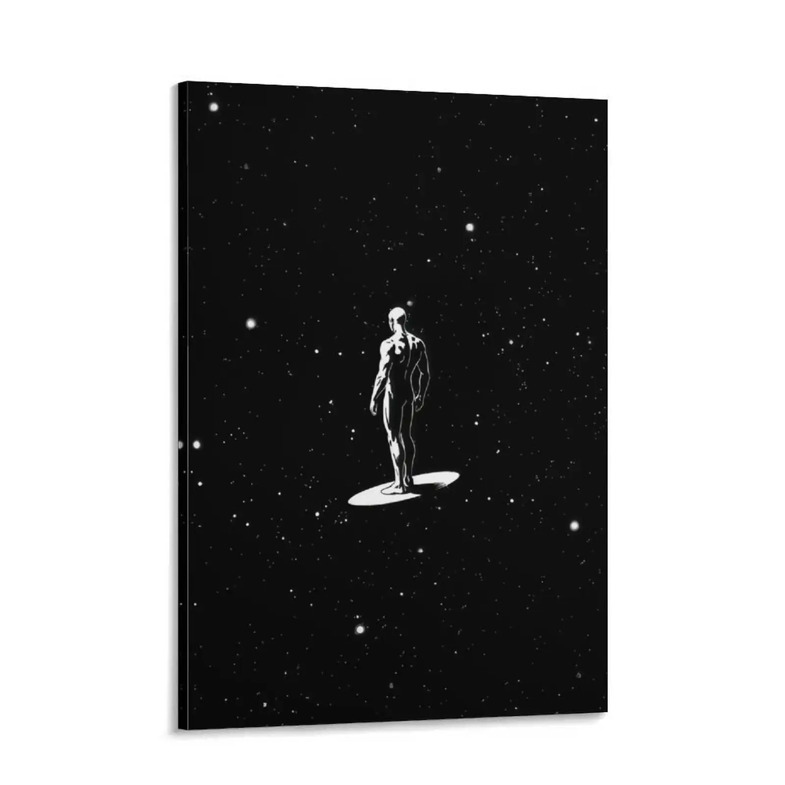 Superhero Universe Canvas Wall Art Print, Modern Minimalist Realistic Poster, Decorative Movie Inspired Artwork for Living Room Bedroom Dorm Office Game Room, Gift for Movie Fans, Contemporary Home Wall Decor