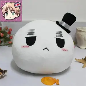 32 Cm Anime Hetalia APH Plush Toys China America Russia Spain France Germany Italy England Lovely Expression Spherical Pillow
