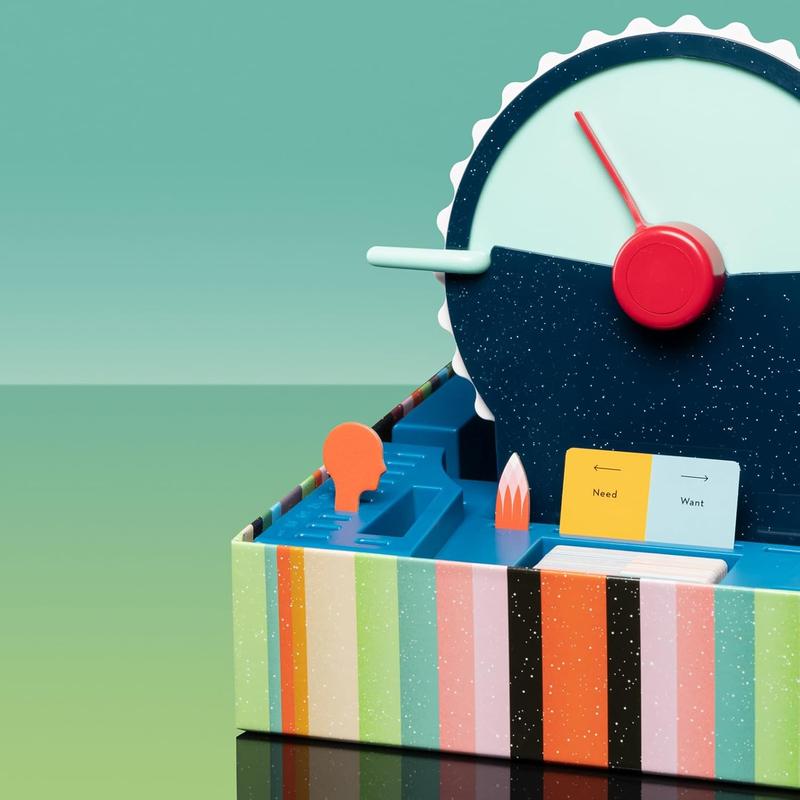 WaveLength Party Game, 1 Box Colorful Abstract Pattern Card Game, Exciting Family Game Night Choice, Fun & Engaging Group Activity, Tabletop Games