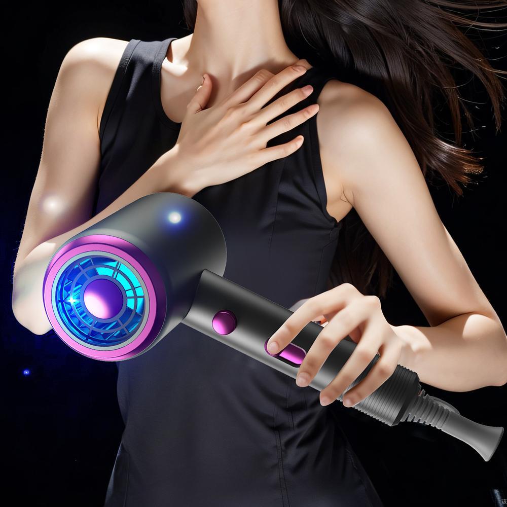 Powerful Ionic Hair Dryer Kit, 1 Set Hair Dryer & Concentrator & Diffuser & 3 Comb & Hanging Rack & Manual, Multifunctional Hair Dryer, Professional Hair Styling Tool, Versatile Styling Options, Frizz Reduction, Hair Dryer, Hair Blow Dryer
