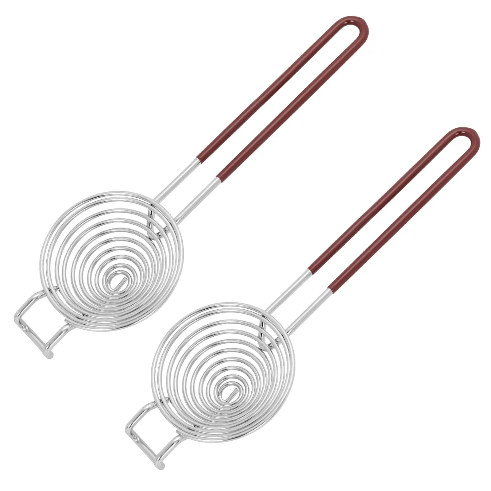 Nilehome Stainless Steel Egg Separator 2-Pack, Egg White Separator, Premium Egg Yolk & Divider Tool, Sifting Filter, Essential Baking Gadget for Cakes, Cooking, Bakeries