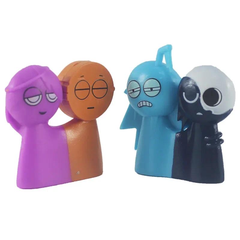 12pcs Game Sprunki Incredi Action Figure Sprunky Figurines Pvc Collection Model Doll Toy for Kid Birthday Gifts Toys 2025