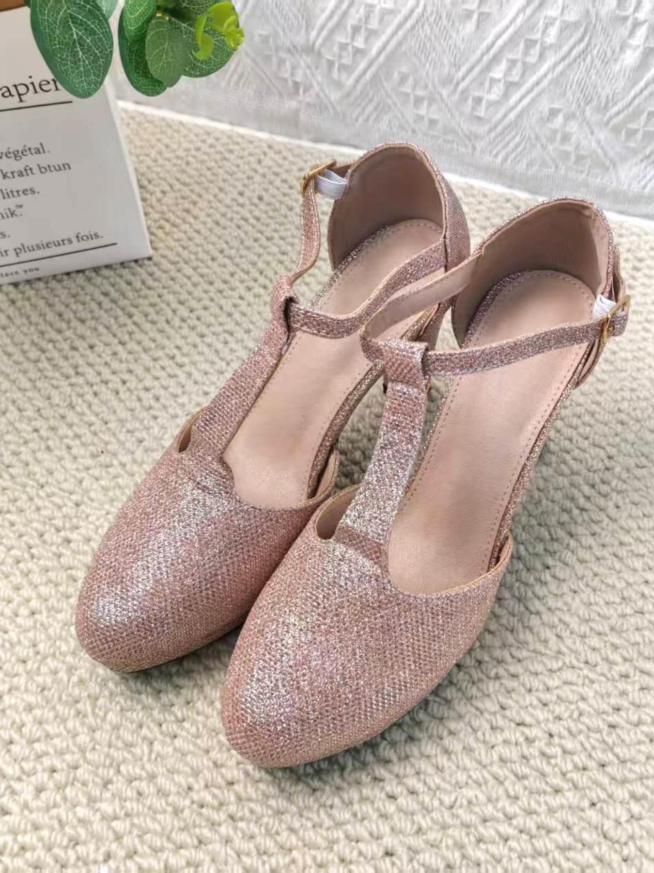 slim fit dress slacks OneDrop Handmade Men Rose Gold Glitter Spikes Slip-On Red Bottom Party Wedding Prom Loafers Rose Gold / 11 main image 1