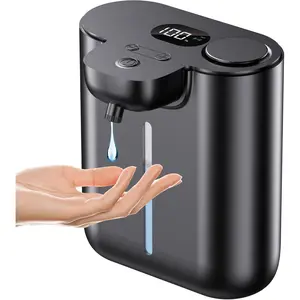 Soap Dispenser,9 Levels Liquid Soap Dispenser for Kitchen, Liquid Hand Soap Dispenser for Bathroom,16.9oz/500ml, Mount & Countertop