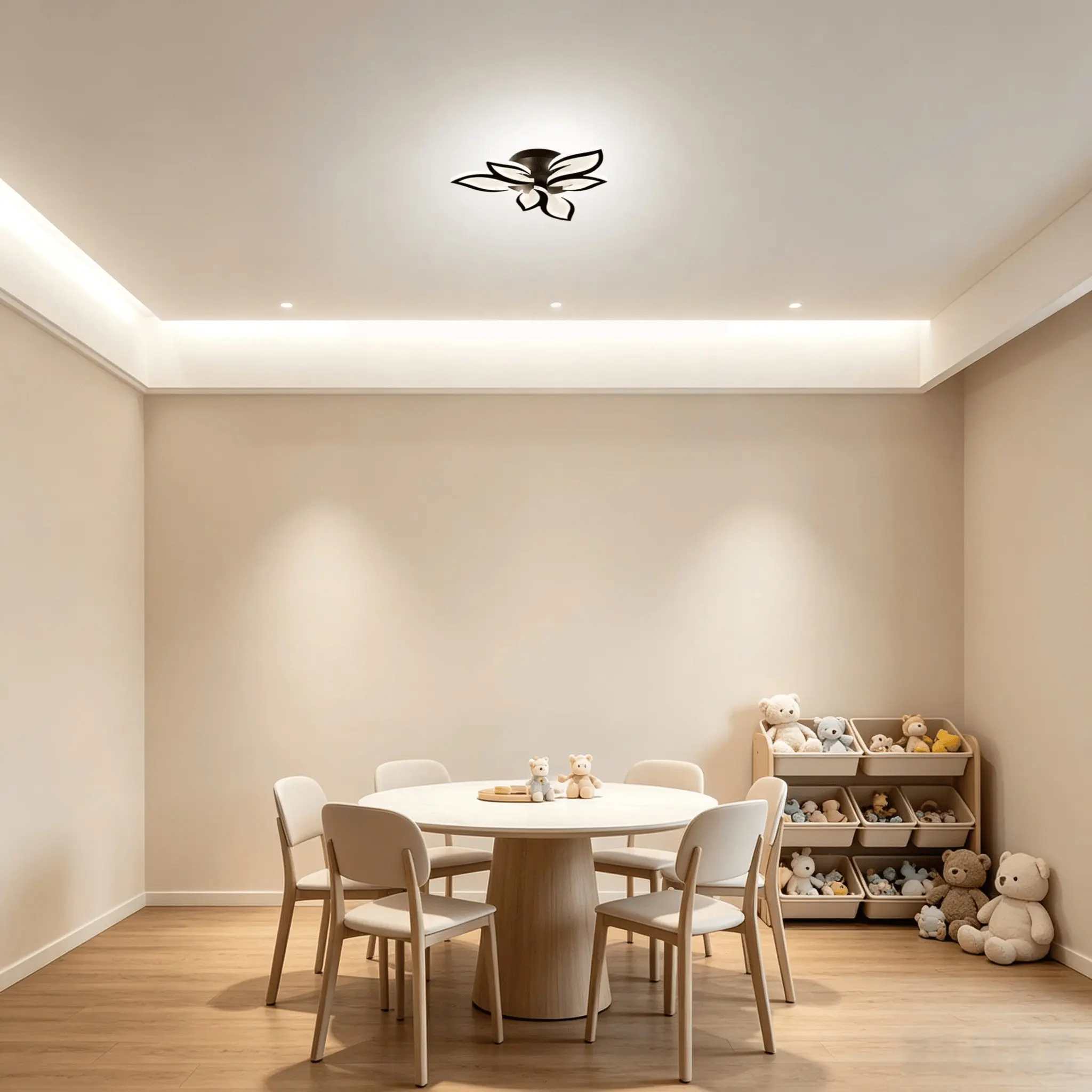 Three-Color Light Ceiling Lamp, Modern Simple LED, Cold, Warm, Natural Light, for Restaurant, Kitchen, Cafe, Store, Bedroom, Living Room