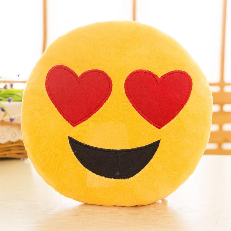 A fun plush toy with a novel smiley face expression, can be used as a pillow or cushion, suitable for corporate events and as a gift for children