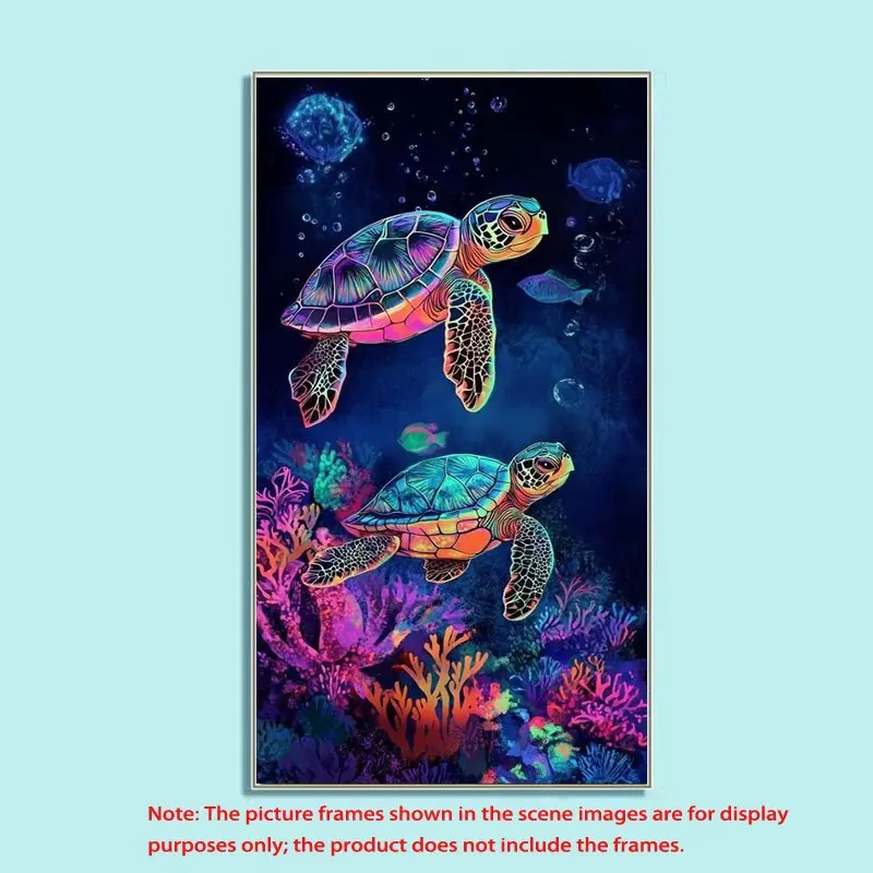 1pcs 5D DIY diamond painting kit, 5D diamond art set, Diy craft supplies, Handicraft, DIY home decoration, coral diamond painting kit with full round diamonds, mosaic, Wall Art Painting, for Halloween and Christmas