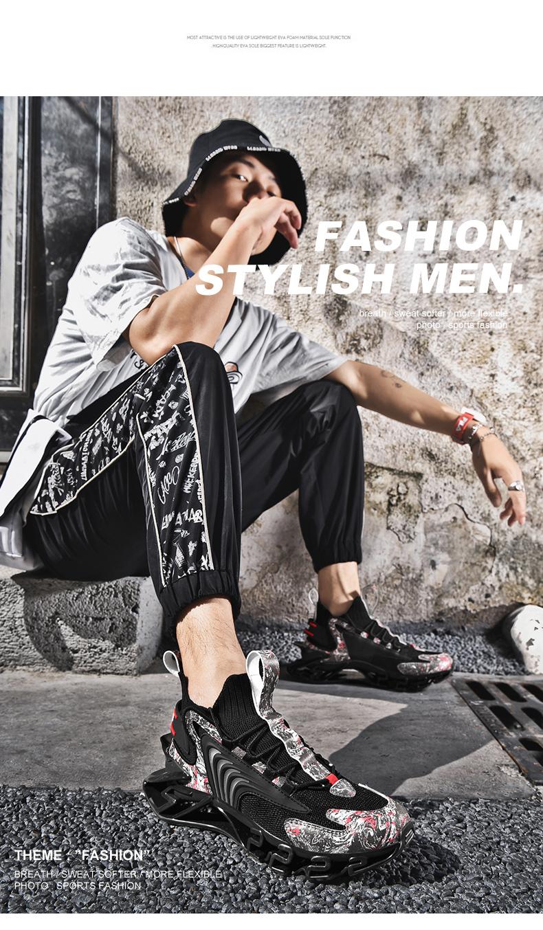 Sneakers That Actually Fit Big Feet Flyknit Running Basketball Shoes (Sizes Up to 13.5)18222