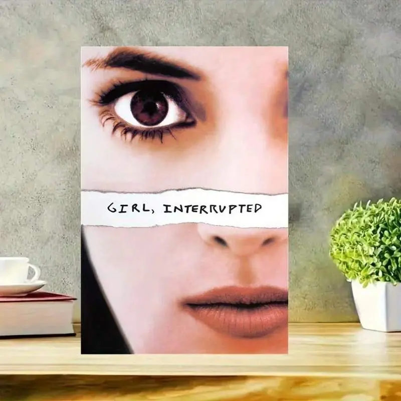 Girl, Interrupted Movie Poster -  Canvas Wall Art, 12x18 Inches - Perfect For Home Decor, Office Decor, Studio, Man Cave, Bar, Club, Living Room, Garage, Music Room, Bathroom, Bedroom Decor