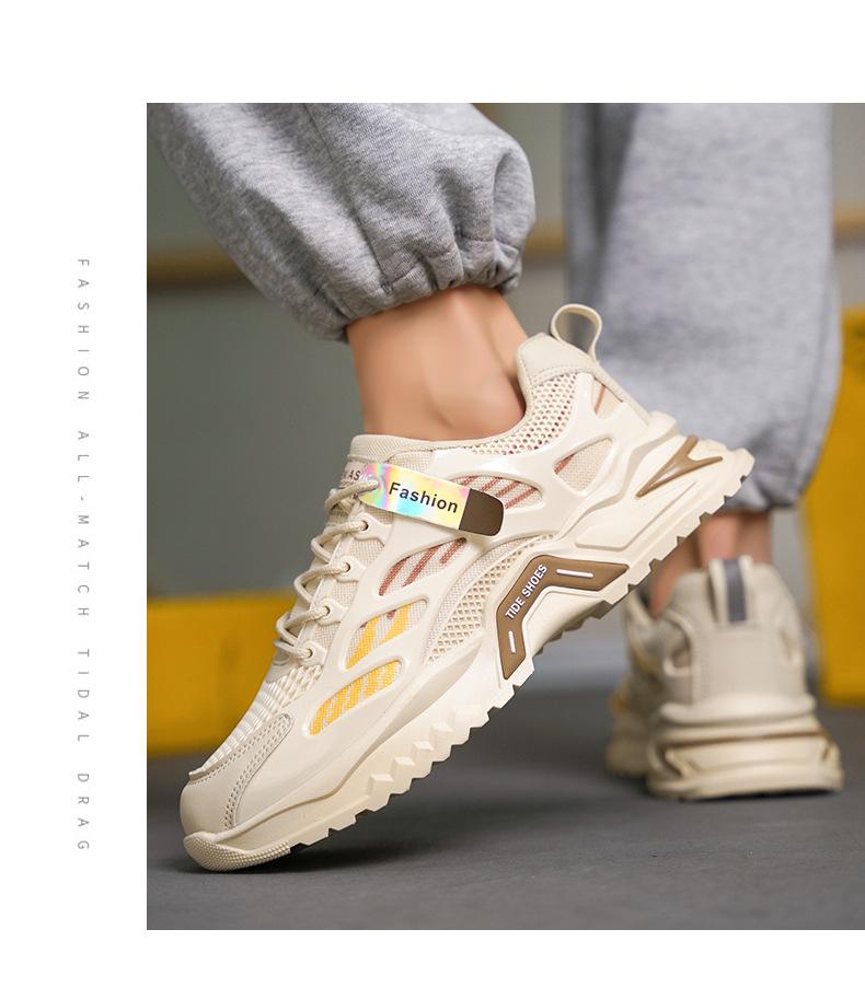 Men's new summer hot-selling breathable versatile casual youth running mesh lightweight sports shoes