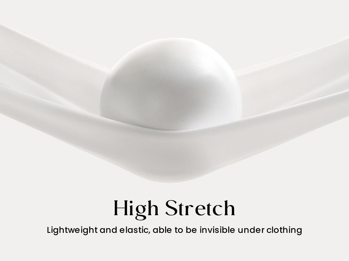 Unlined Balconette Bra No Padded Underwired Double Layer Cup Adjustable Straps Soft Stretchy Invisible Under Low Cut Tops