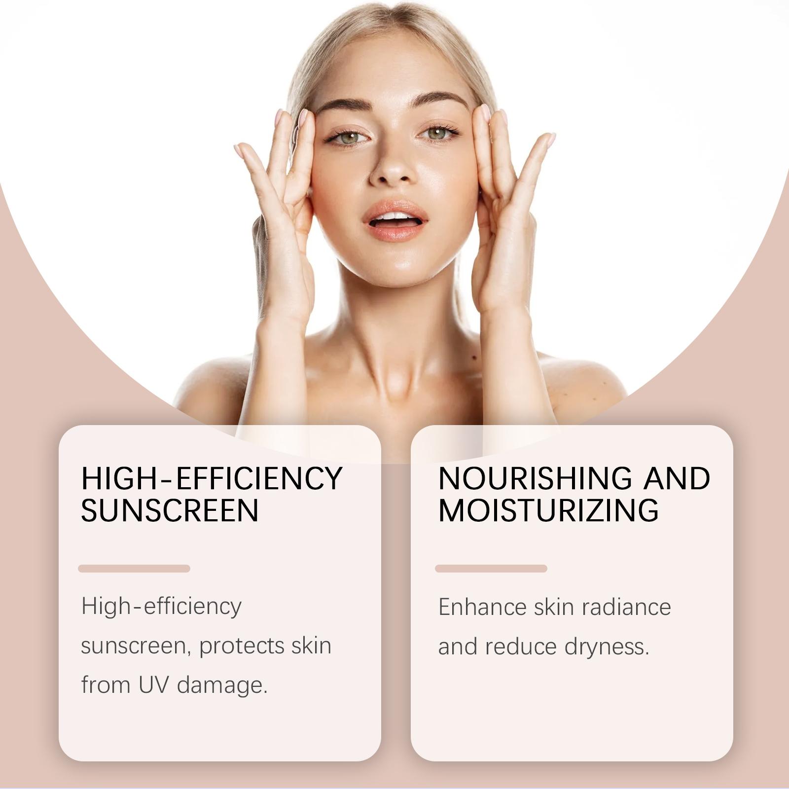 AMZ Protective Bb Cream (Natural Color) Hides Facial Makeup Blemishes And Moisturizes Daily Protective Toner Cream