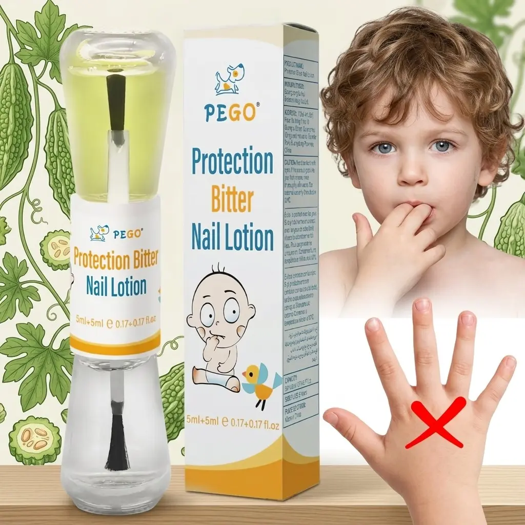 10ML Nail Biting Prevention Care Liquid, Bitter Melon Extract, Nail Repair, Dual Action, Corrects Bad Habits