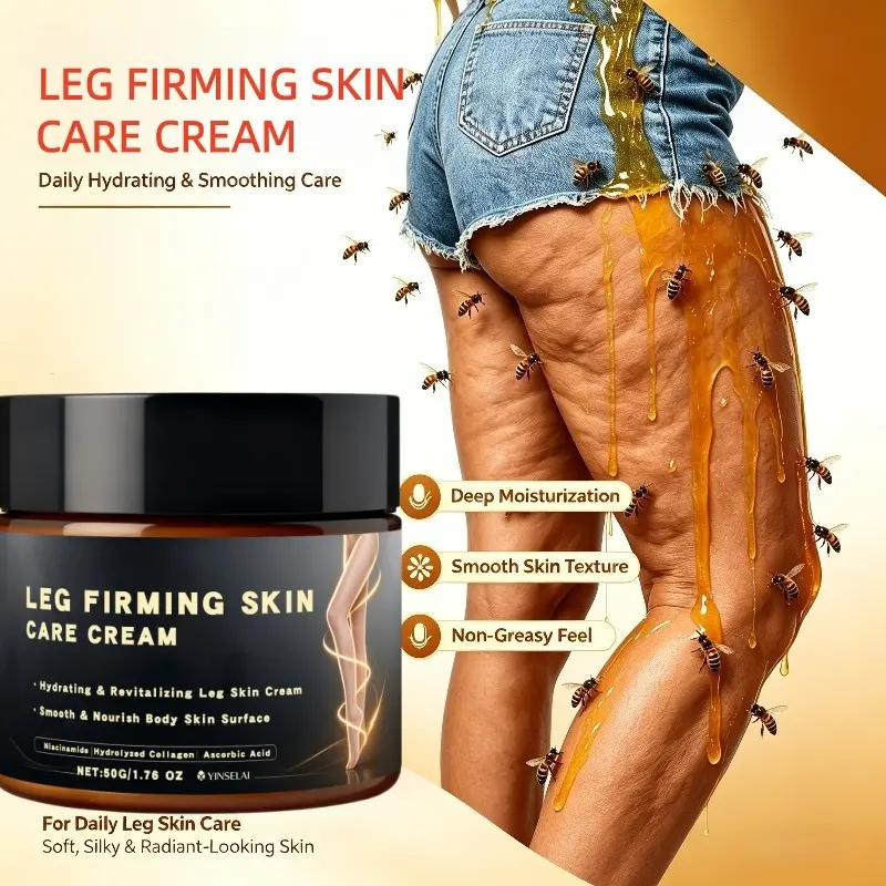 Firming Body Lotion for Legs – Nourish & Smooth Crepey Skin, Tighten Sagging Areas with Non-Greasy Cream, 1.76 oz