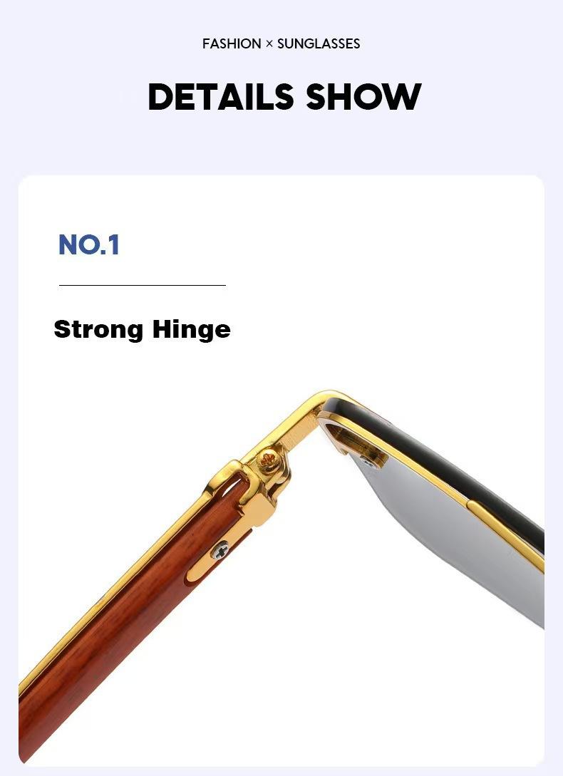 2 Pairs Unisex Rimless Square Lens Fashion Glasses Metal Double Bridge Trendy Eyewear PC Material Lightweight Stylish Accessories Perfect for Outdoor Parties Vacations Travel Driving Streetwear & Photo Props