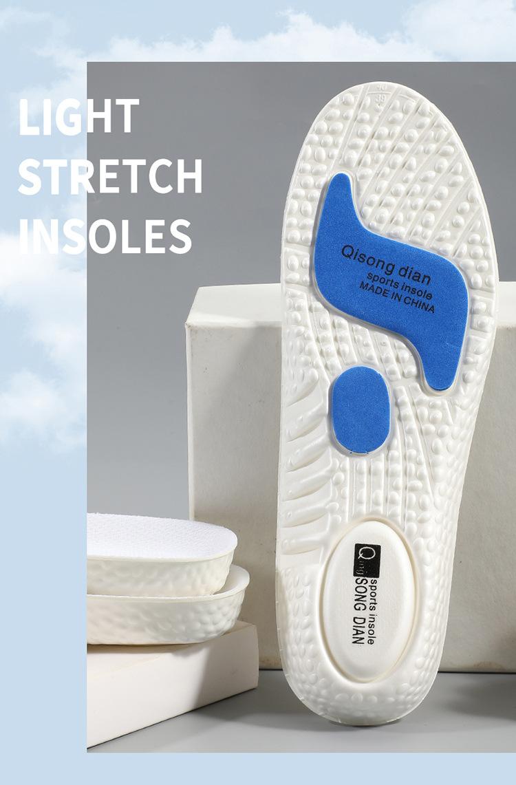 Popcorn EVA Sports Insoles |     High Elastic Shock Absorbing, Sweat-Wicking Deodorant