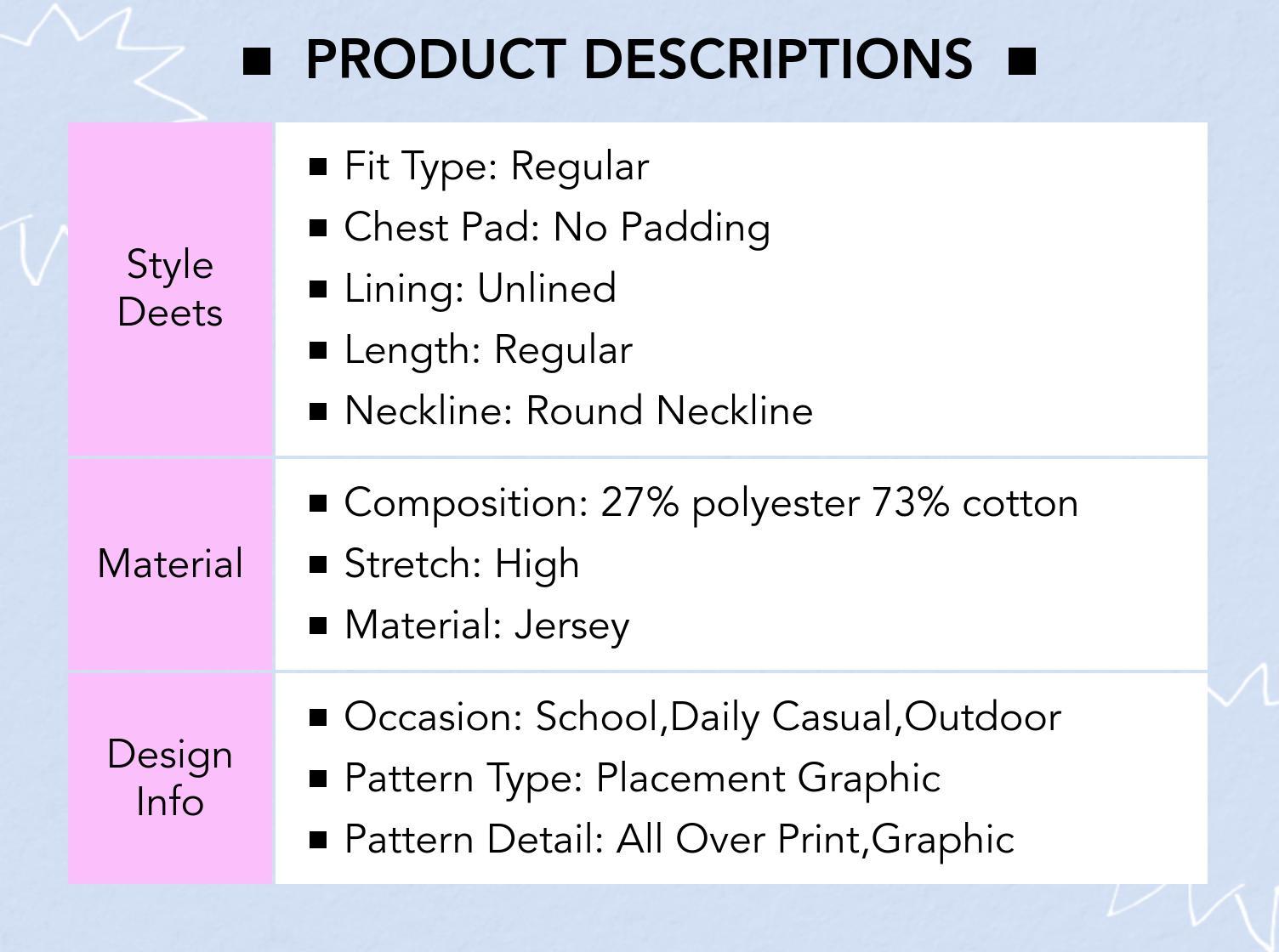 Cider [4 colors, size 0-26] Jersey Round Neckline Graphic Short Sleeve Tee