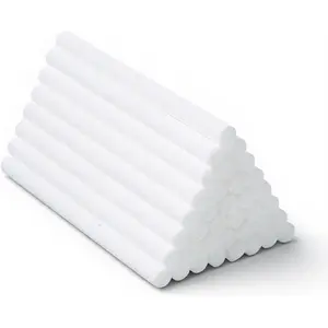50PCS Humidifier Stick Filter Refill, 0.3"×4" Mini Air Diffuser Pure Wicks Universal Cotton Replacement Wicks for Small Portable Humidifier Diffuser in Office Bedroom Home