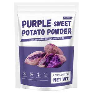 NutraBloom Purple Sweet Potato Powder, 8 Oz, Natural Food Coloring, Ube Powder, Rich Anthocyanin Superfood for Baking, SmoothiesGift