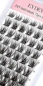 Manga Lashes Natural Look False Eyelashes Anime Lashes Mink Wispy Fluffy Spiky 3D Volume Eyelashes Pack Korean Japanese Asian Cosplay Fake Eyelashes Look Like Individual Cluster 7 Pairs by