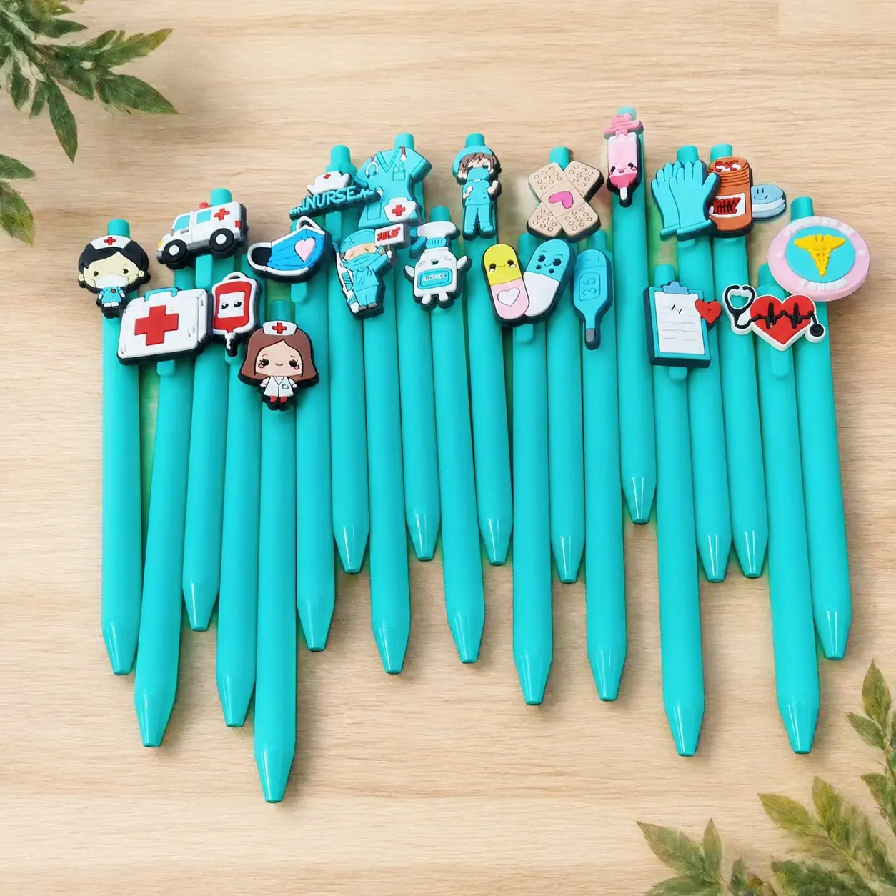 20PCS/Medical Ballpoint Pens with Black Ink, Cute Nurse Appreciation Gifts Pens for Doctors, Nurses and Nursing Students, Hospital Clinic School Office Writing Pens Stationery Supplies