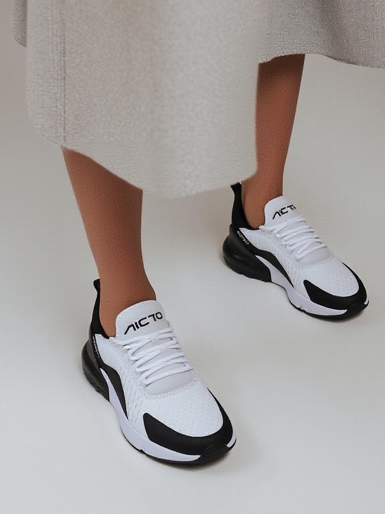 Men's  Air Cushion Running Sneakers, Breathable Mesh Upper, Shock-Absorbing Sole, Athletic Gym Shoes for American Athletes