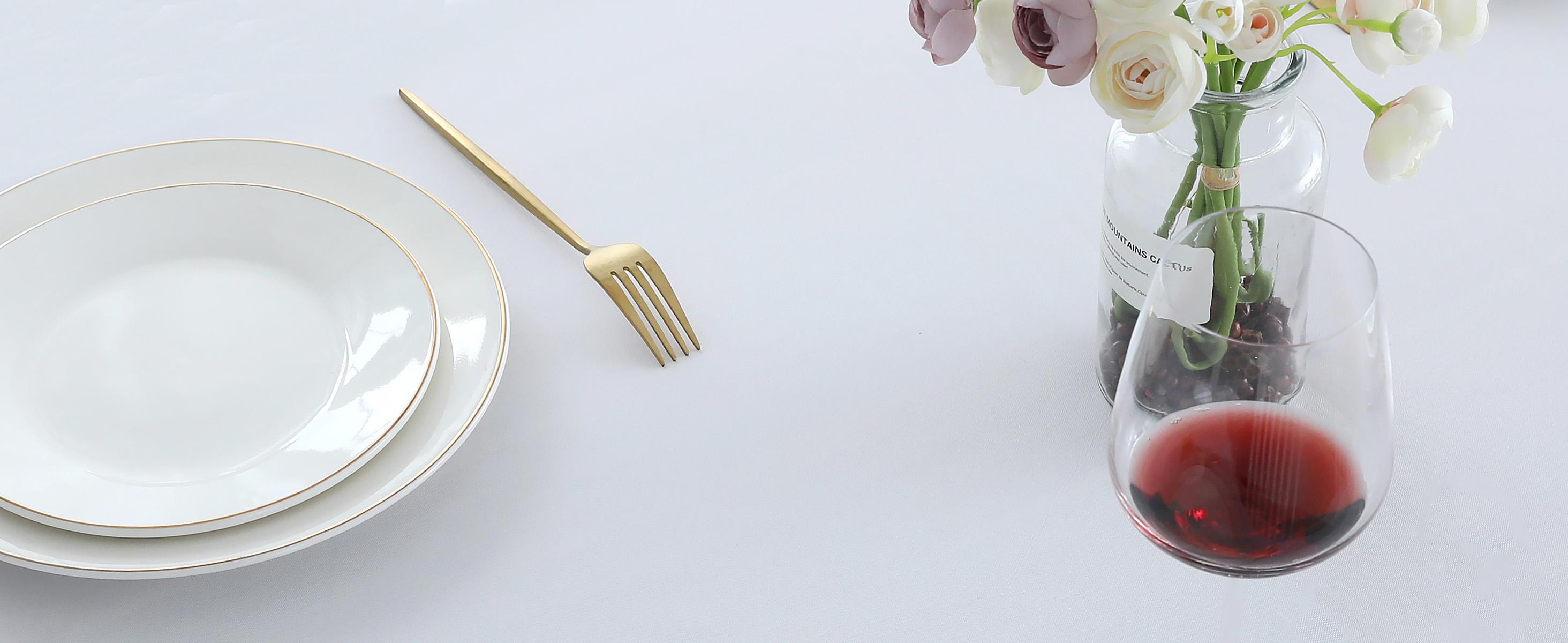 White Rectangle Tablecloth Wrinkle Free Waterproof Polyester Table Cloths Spillproof Heavy Duty and Washable Table Cover for Party, Banquet, Indoor and Outdoor-Square/Rectangular