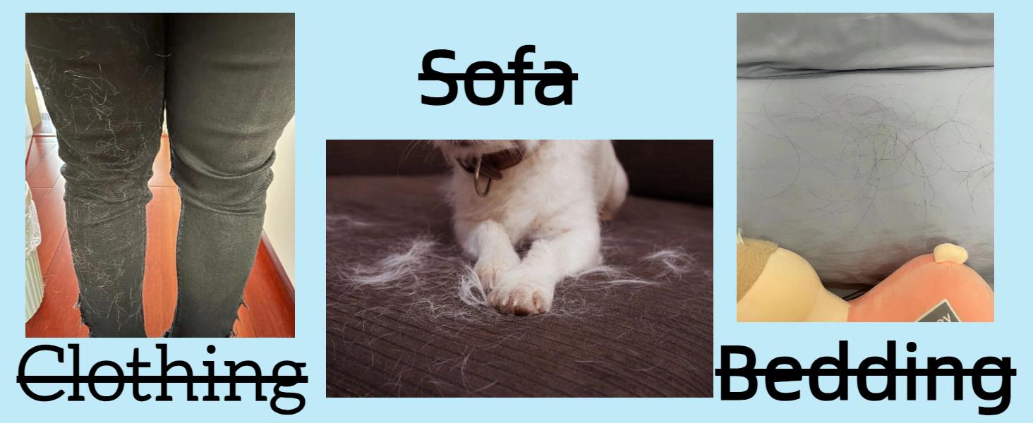 Reusable Sticky Picker Set Cleaner Lint Roller Pet Hair Remover Brush, Blue