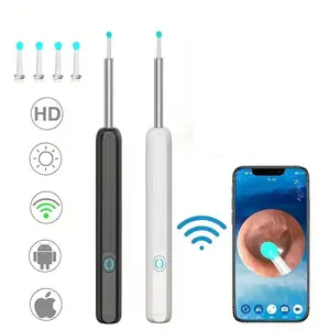 Rechargeable Earwax Removal Tool with Camera, Visual Design for Safety and Cleaning, Professional Ear Pick, Suitable for Adults and Kids