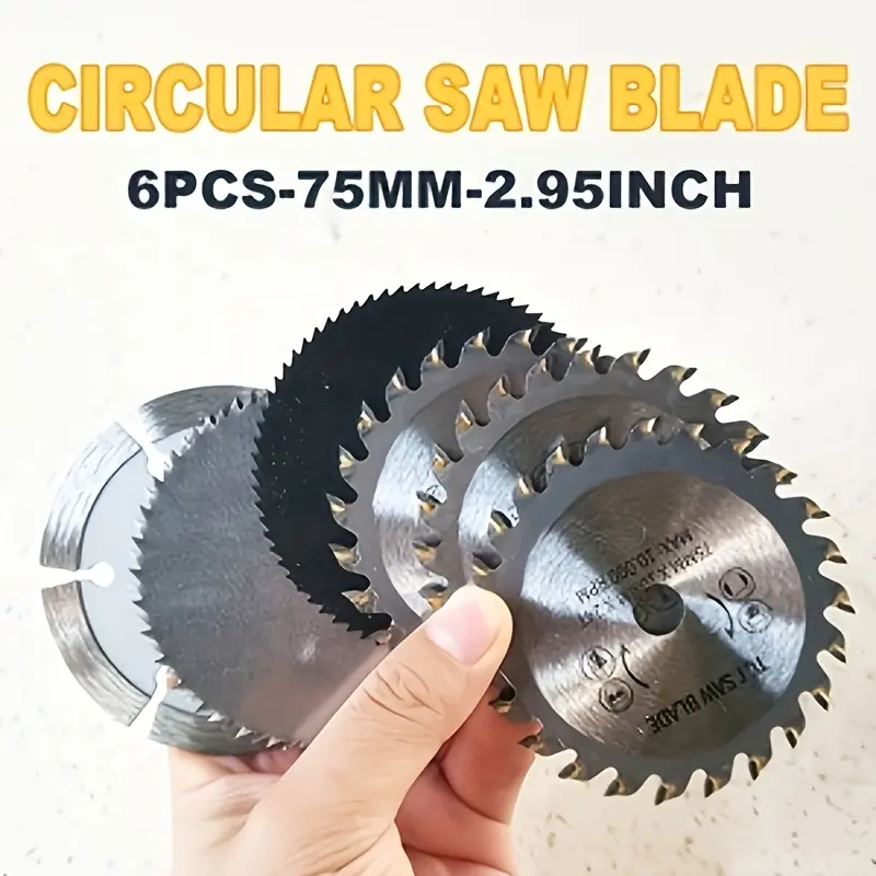 Pack of 6 saw blades