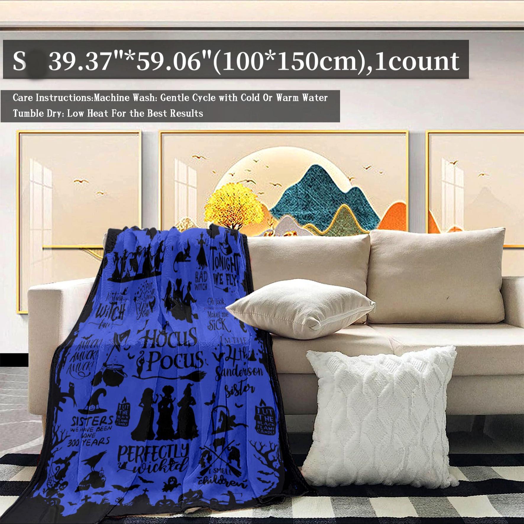 Warm Nap Blanket, 1 Count Soft Throw Blanket, Air-conditioned Room Blanket, Blanket for Home Office Travel Camping, Christmas Gifts, Christmas Decorations, Halloween