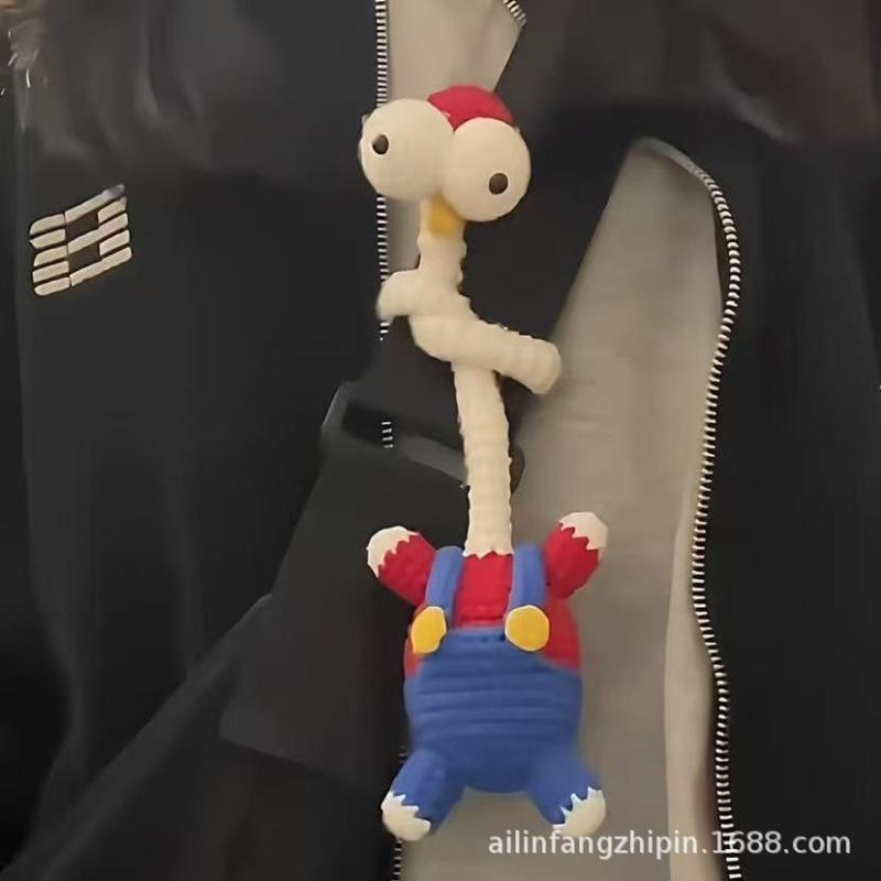 Long neck sloth long neck cooing chicken crochet wool ice age handmade DIY crochet material package non-finished product