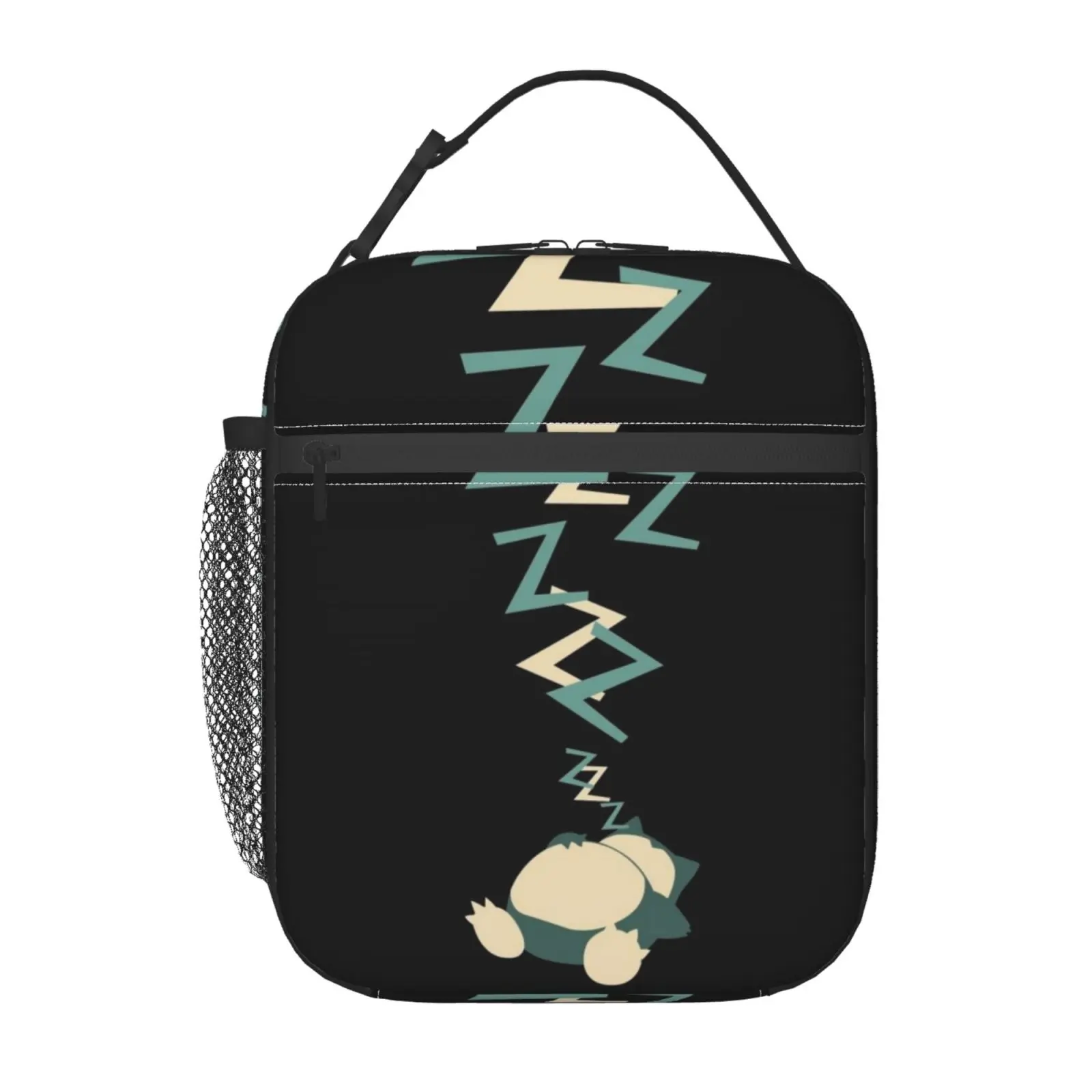 Anime snorlax4 Lunch Box, Cartoon Print Lunch Bag,Insulated Handbag For Work, School, Travel and Picnics, Kids Reusable Portable Hot Cold Bag for Home Office, Unisex Non Food Contacy, Perfect Gift
