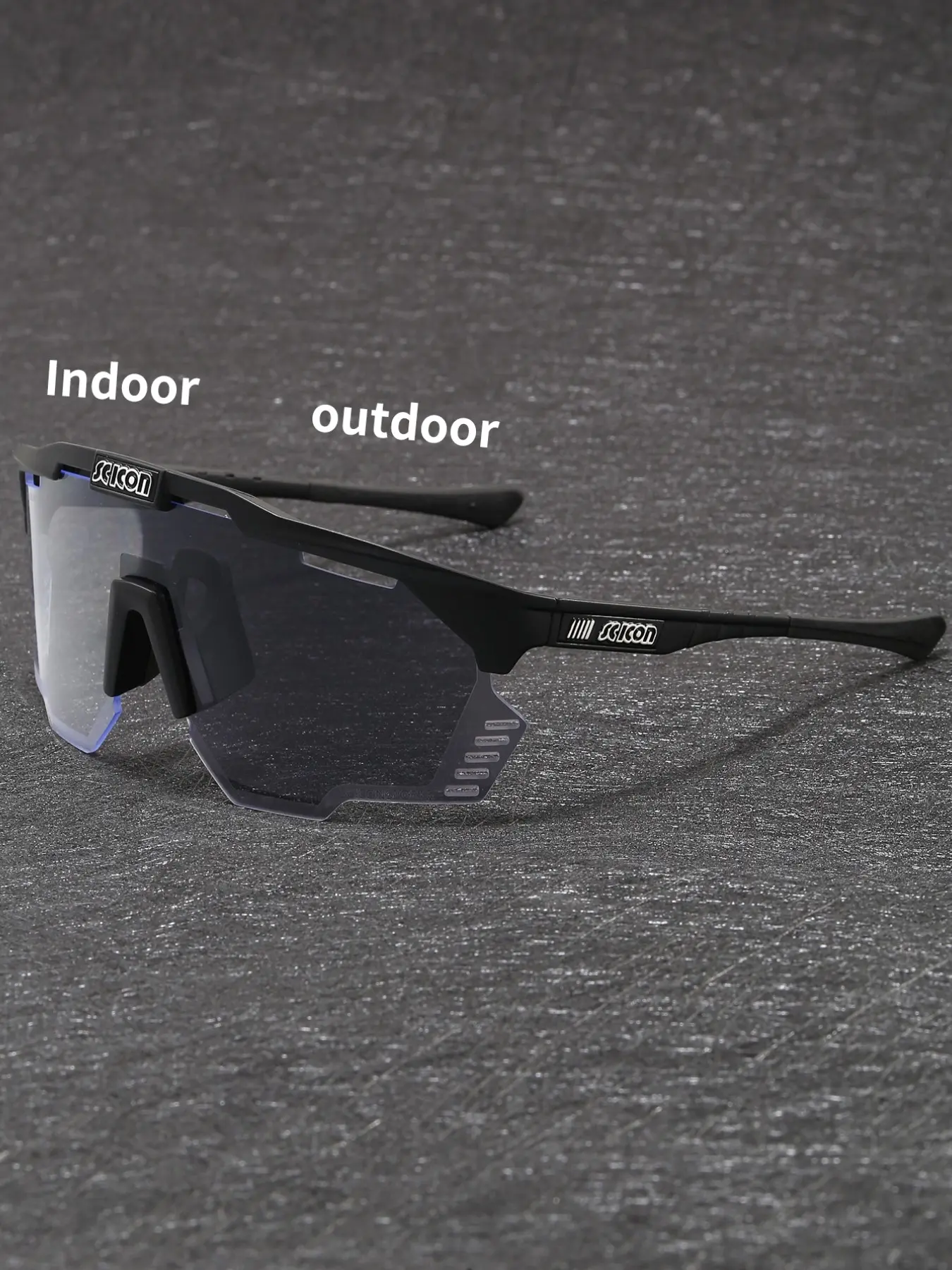High-Style Cycling Goggles, Transparent Camo + Lens, UV Protection Polarized, Ideal for Road Biking, Running, Street Photography, Cycling Shades