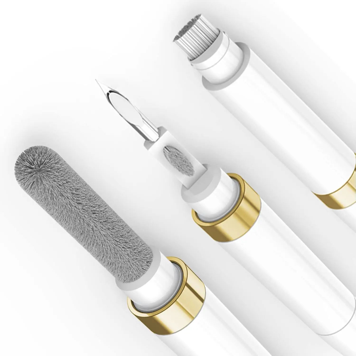-Brush Earbud Cleaning Pen | 4-in-1 Pro Kit for Precision & Durability, Tool Compatible with Airpods, Galaxy Buds,   Headsets -