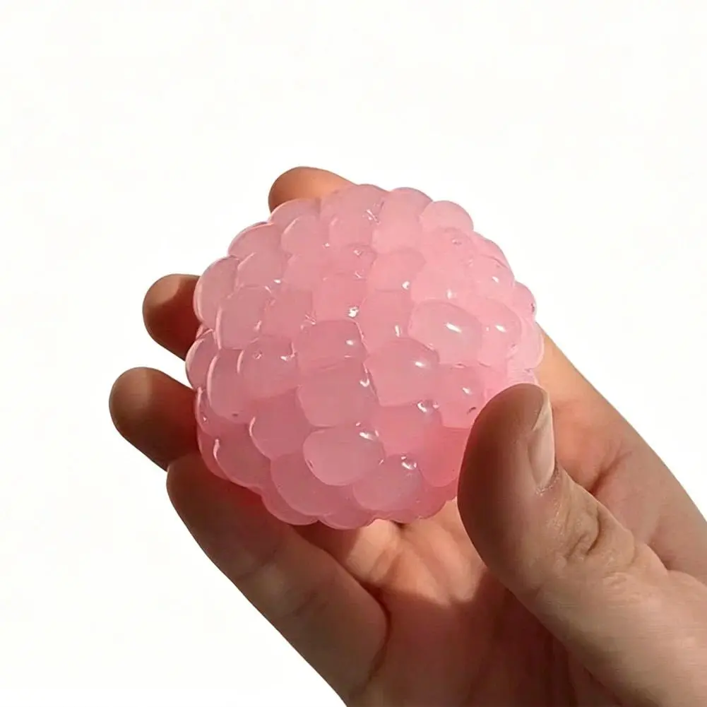 High Quality Relaxation Ice Beads Pinch Ball Toy 6cm Stress Relief Squishy Balls Sensory Fidget Toy Kids Squeeze Toys Super Soft