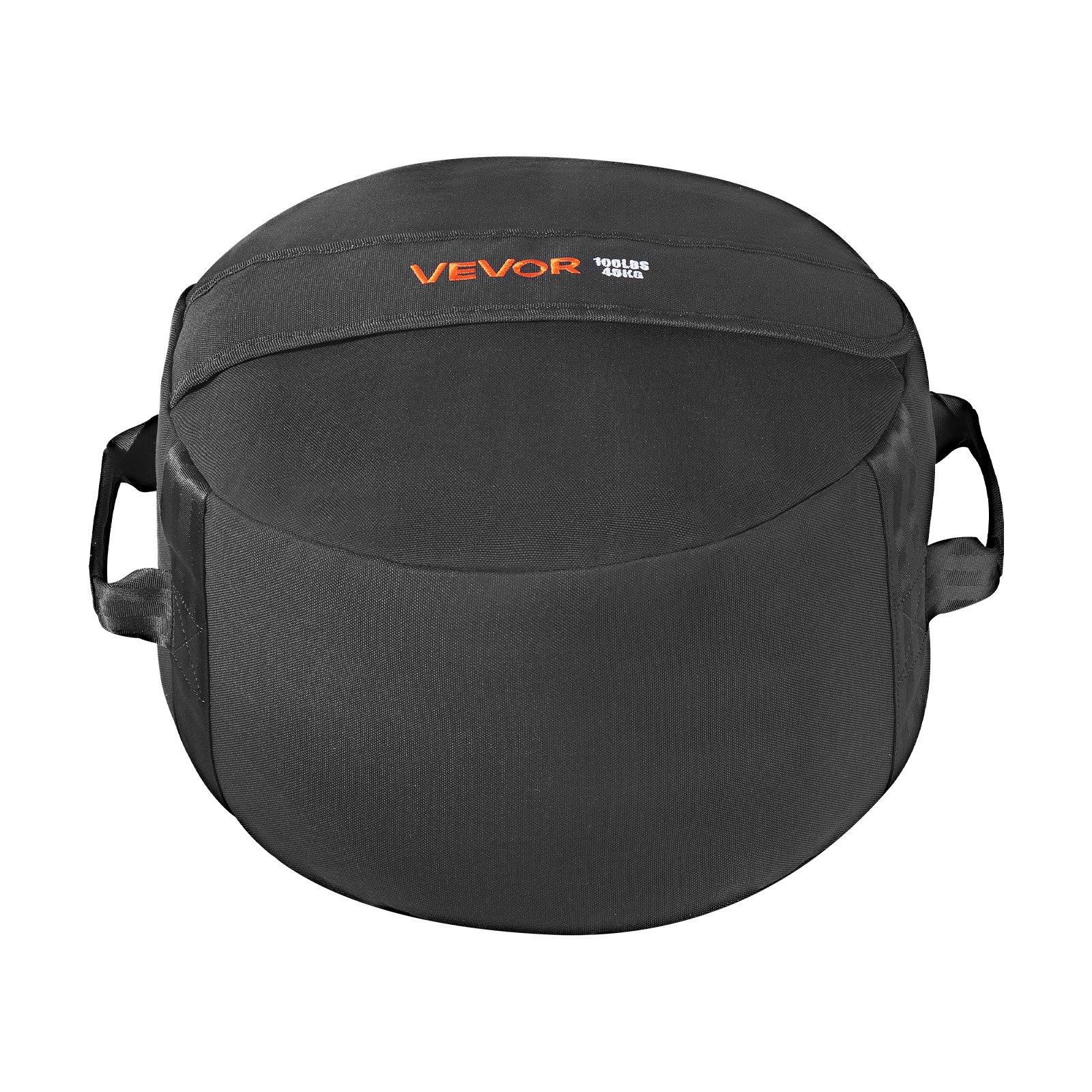 VEVOR Workout Sandbag, Heavy Duty Workout Power Bags with Handles, 100 lbs/45 kg Slam Bag for Fitness Strength Weight Training Cross-Training, Home Gym Exercise, Black (Unfilled) VEVOR Workout Sandbag, Heavy Duty Workout Power Bags with Handles, 100 lbs/45 kg Slam Bag for Fitness Strength Weight Training Cross-Training, Home Gym Exercise, Black (Unfilled)