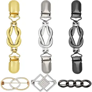 Dress Clips Back Cinch Retro Sweater Dress Clothing Cincher Clips to Hold Sweater Toge Shirt Tightener Clip for Different Women Clothing and Shawl