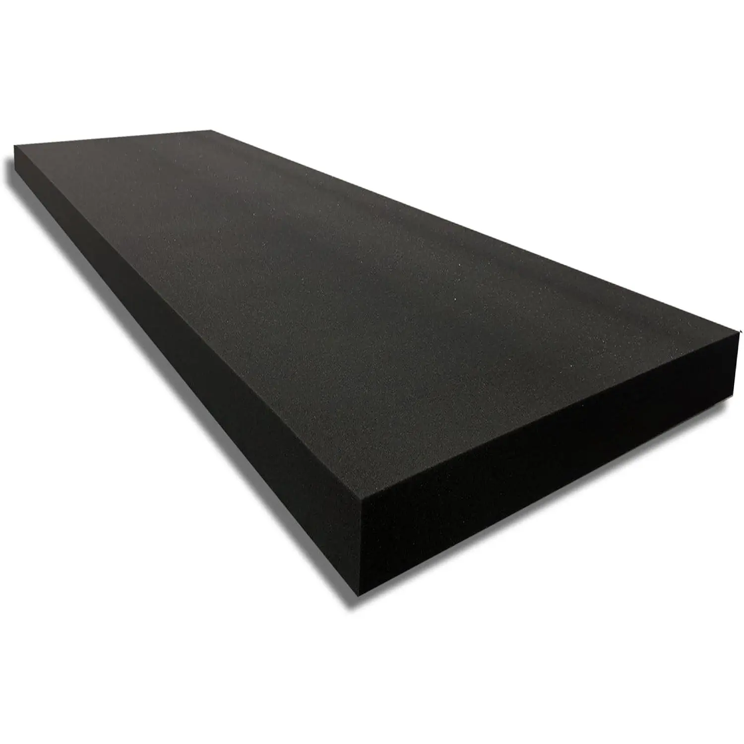 2" Thick x 24" Wide x 72" Long Charcoal High Density Foam, Ideal for Foam Padding, Seat Replacement, Chair Cushion Replacement, Wheelchair Seat Cushion and More